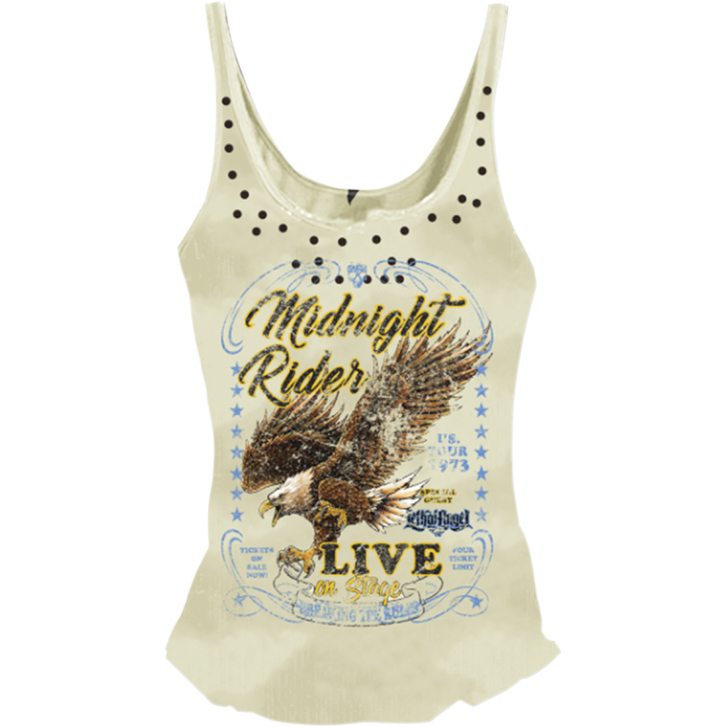 TANK WMN MIDNIGHT RIDER WHT SM