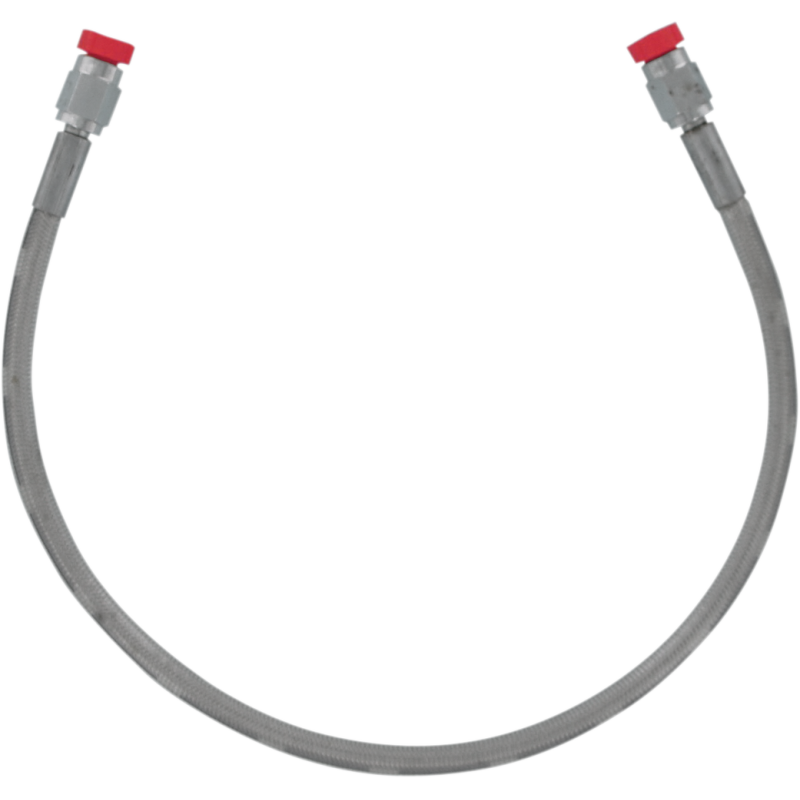 15" UNIVERSAL CLEAR-COATED BRAKE LINE SS
