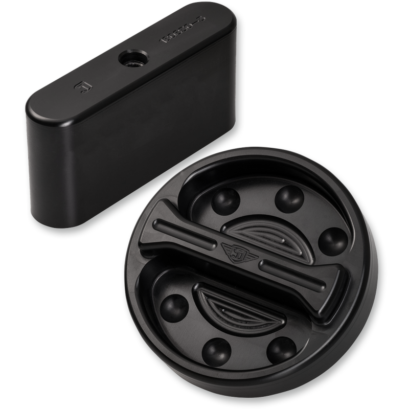 CAP FUEL PAK MOUNT BLK