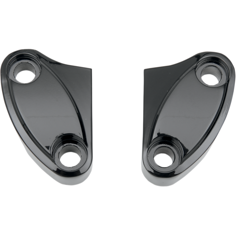 H/BAR BLK  RISER CLAMPS F/1" BARS (PR)