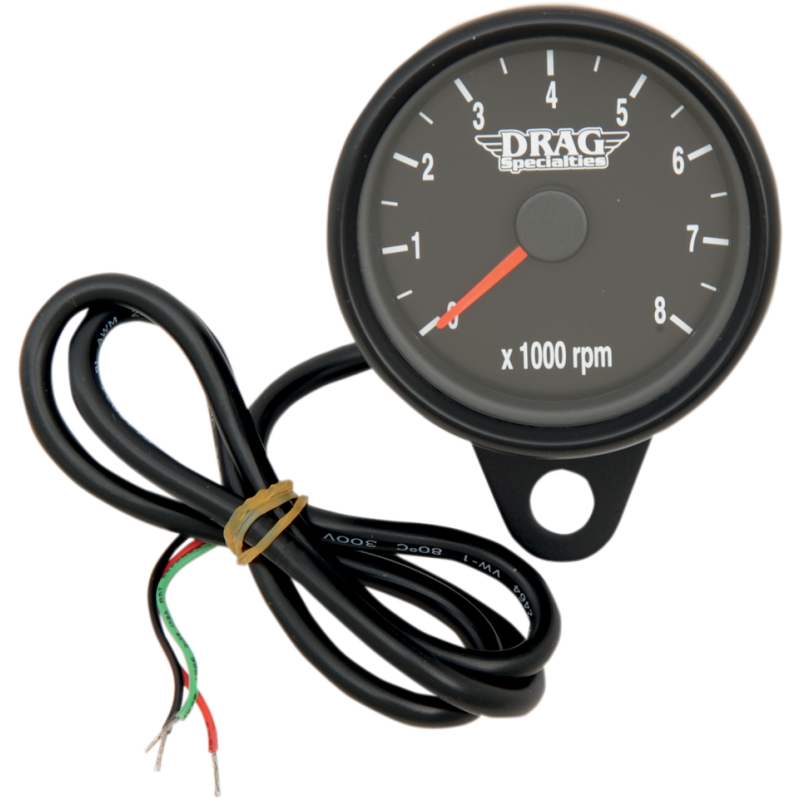2.4" ELEC BLACK FACE TACH