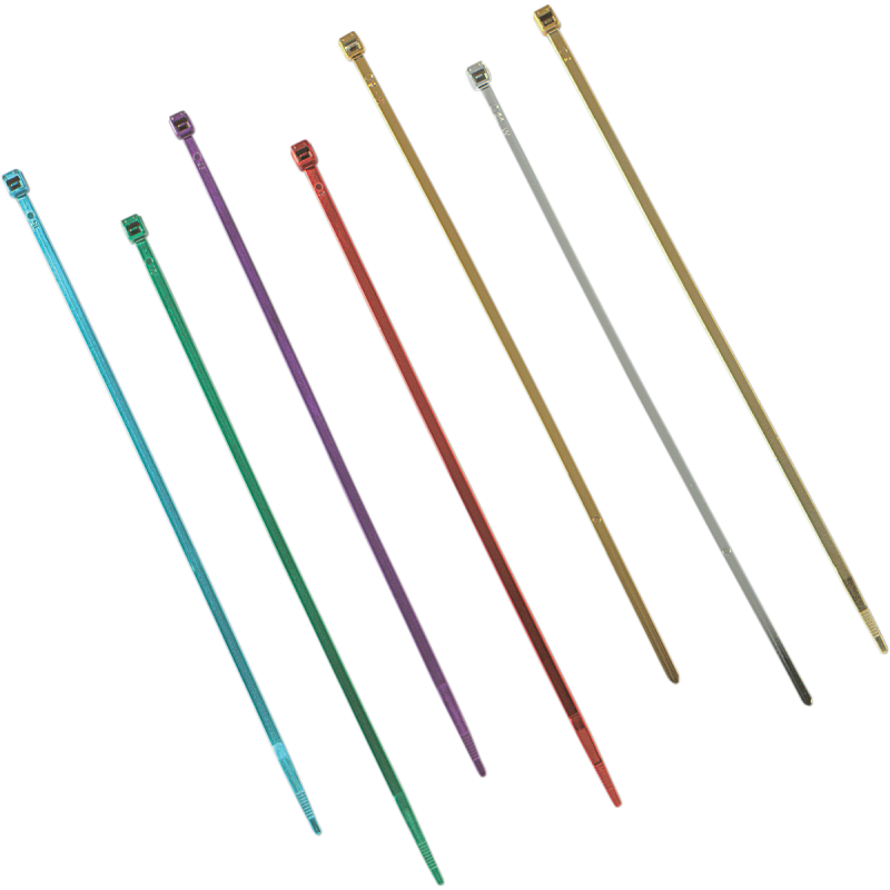 7" CHROME WIRE TIES (10PK)