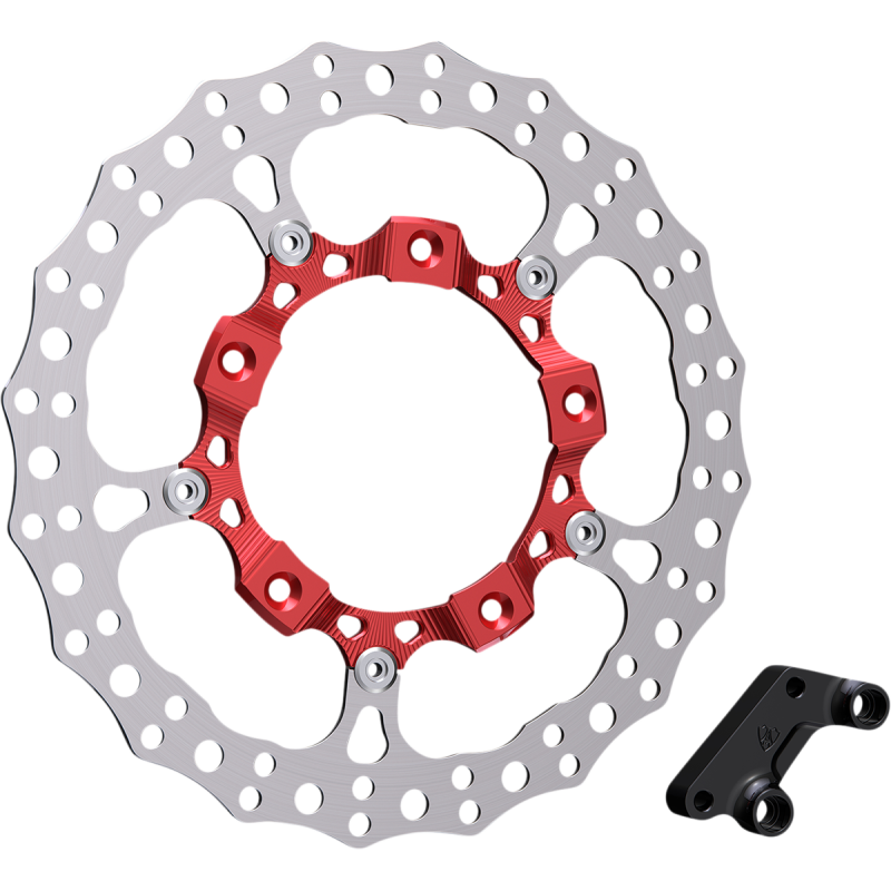 ROTOR 14" FF LH RED
