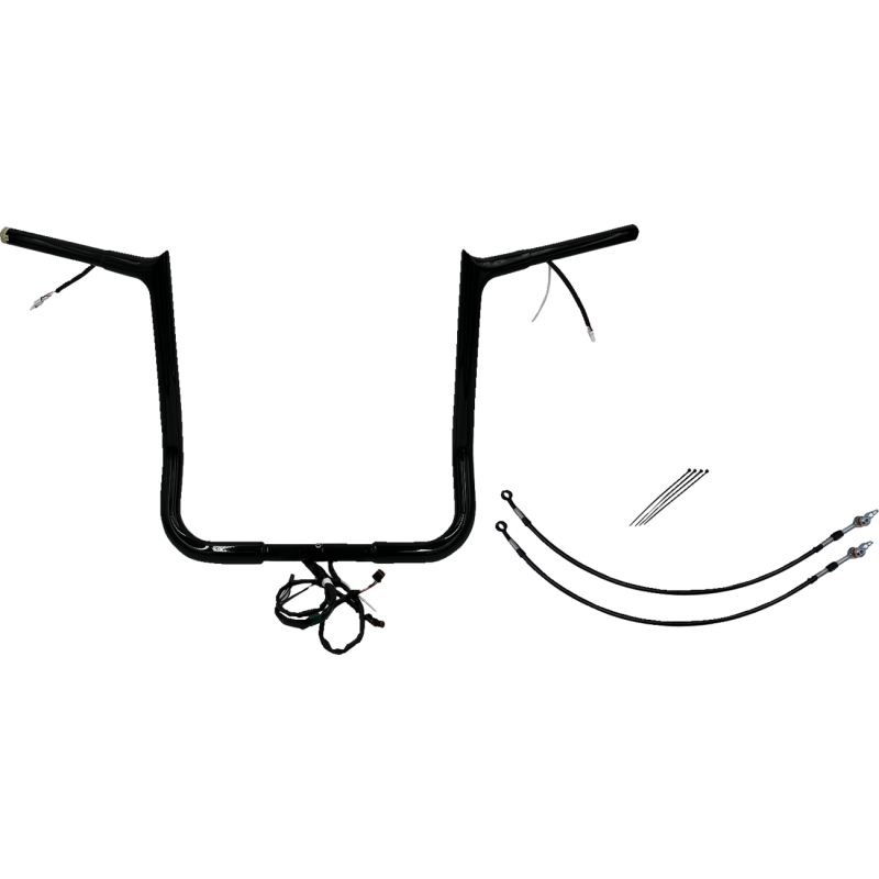 Handlebar Kit - Pointed Top - 16" - Black