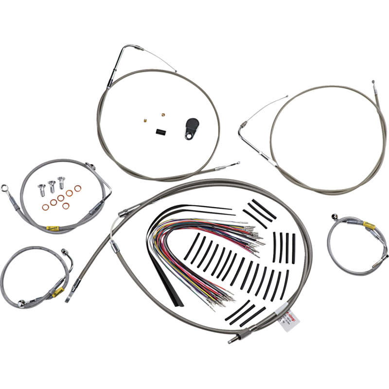 Control Kit - Early Touring Bikes - 15" Bagger Bar Handlebar