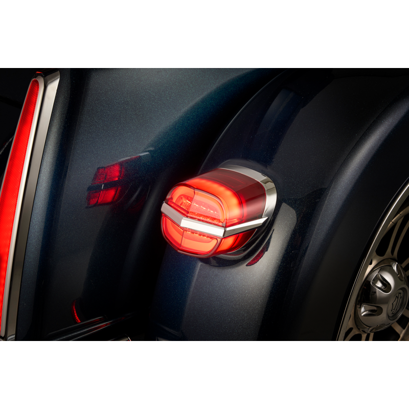 Taillights - Light Smoke Lens - Tri Glide
