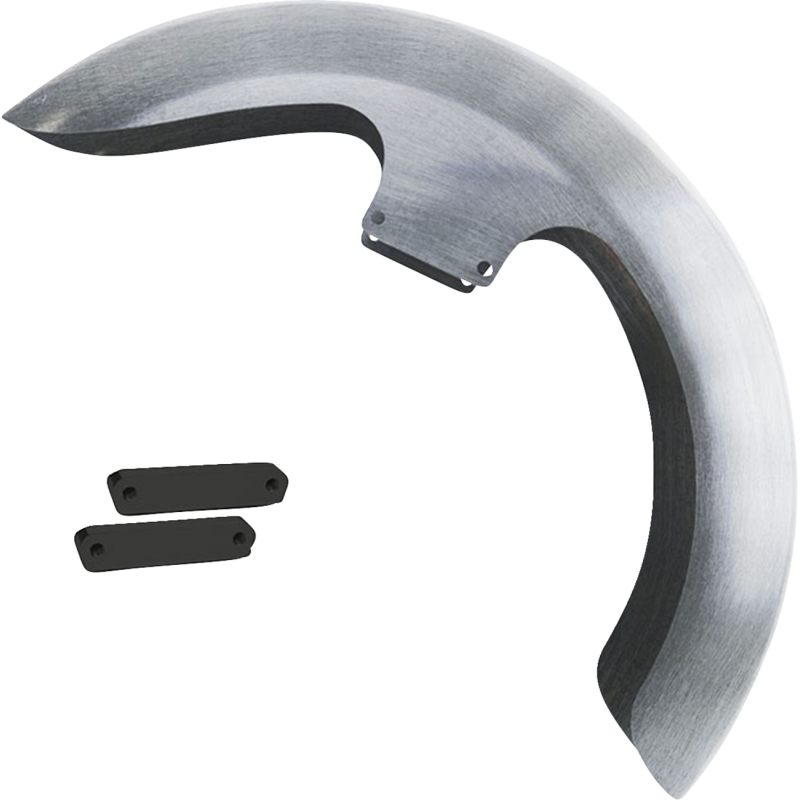Thicky Front Fender - 21" - With Black Adapters