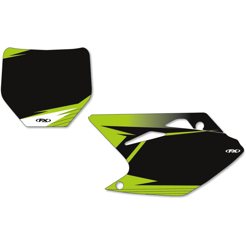 06-08 KX250F GRAPHIC # PLATE BLACK