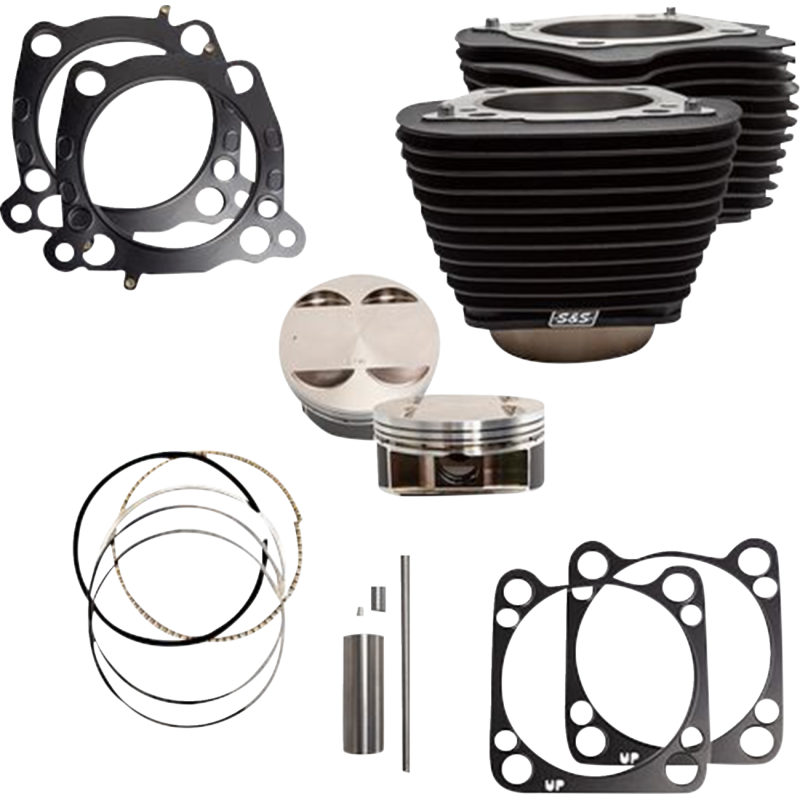 CYLINDER KIT 4.25" BORE4.375" STROKE WBLACK NO HIG