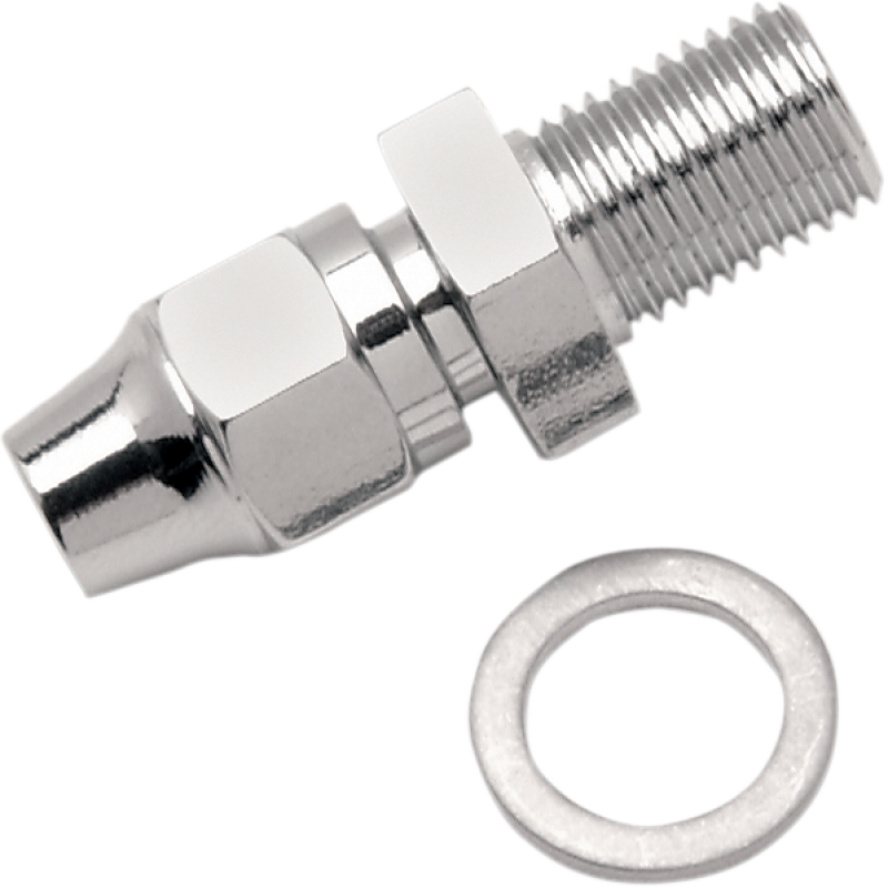 3/8"-24 MALE STRAIGHT FITTING EA