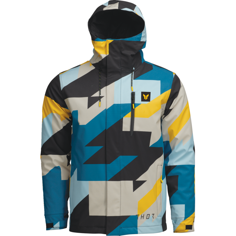 JACKET TOUR BRAVE BL/YL XL