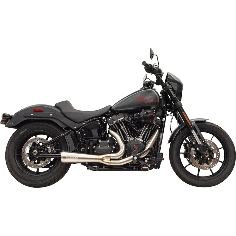 Exhaust Short Ripper 2:1 Stainless M8 Softail