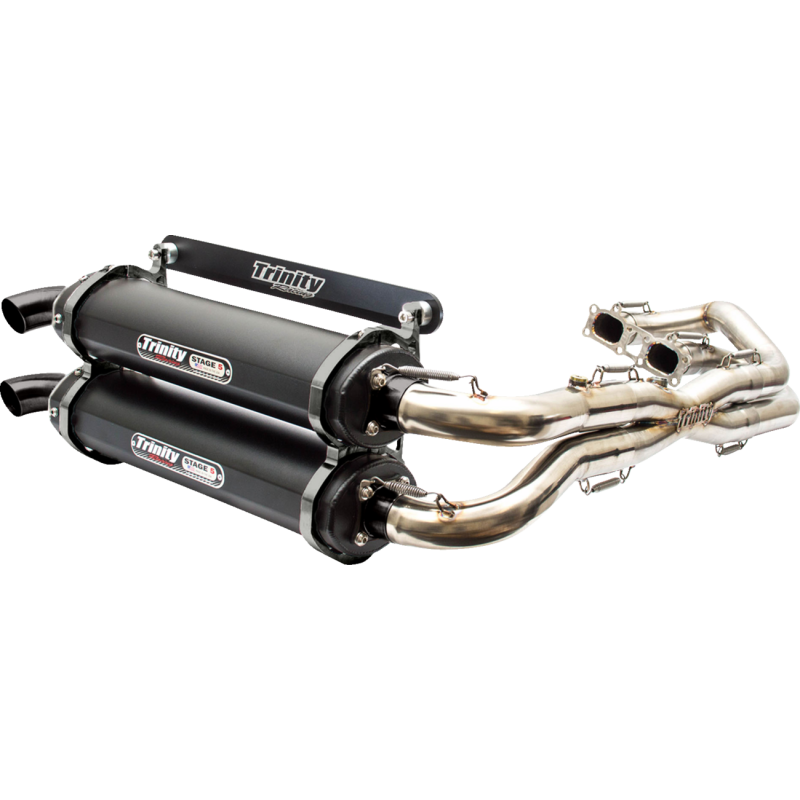 EXHAUST RZR 1000 BK CRKT