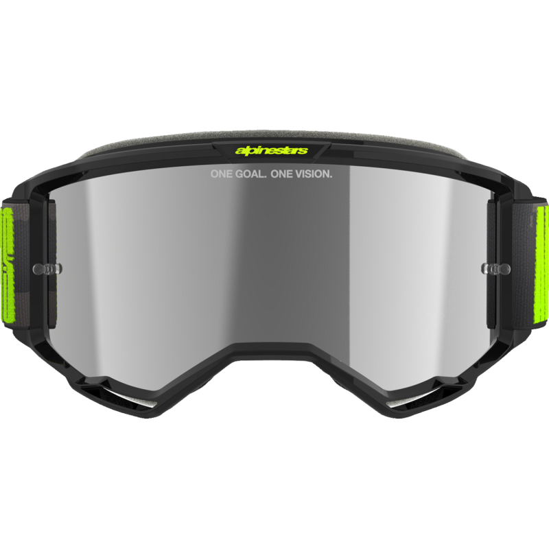 GOGGLE VISION 5 HOLLOW CHR/YLW FLUO.MIR SIL