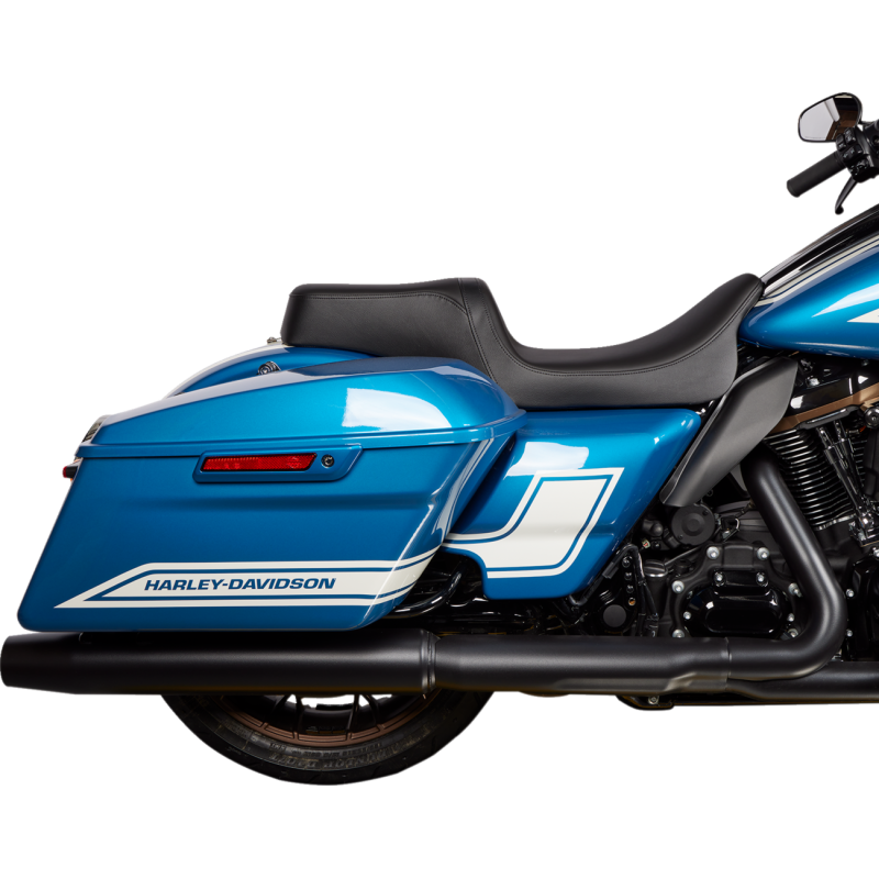 Seat Predator 1-up Smooth Solar Leather w/Vinyl FLH 2008-23