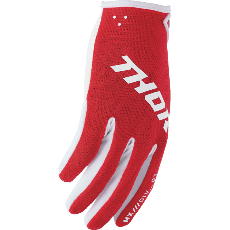 RIDEMODE STATIC GLOVE RED MD
