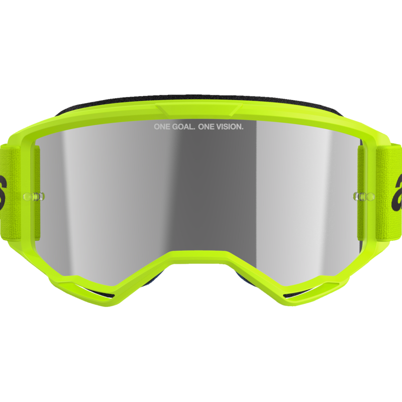 GOGGLE VISION 3 WORDMARK YLW FLUO/MIR SIL