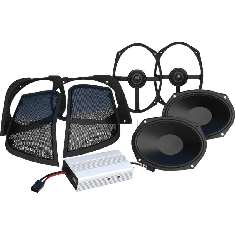 WBA 400 WATT AMP 6" X 9" CUT IN LID KIT 14-23 TOURING