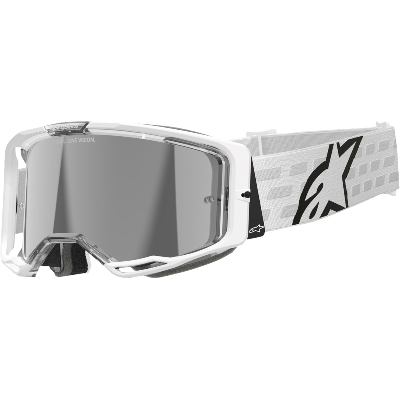 GOGGLE VISION 8 CORP WHT/MIR SIL