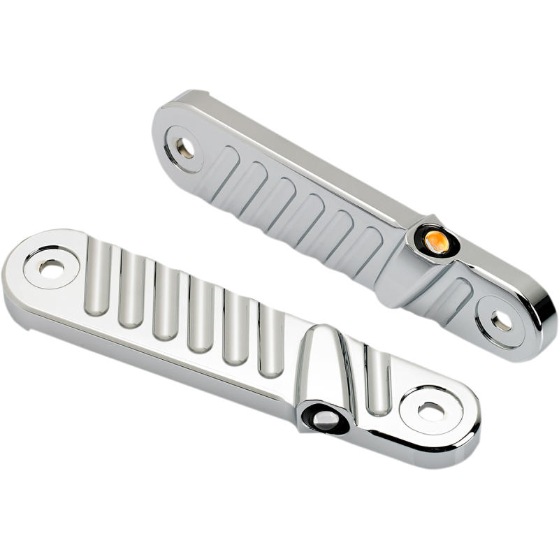 96-UP FLHT STEAMLNR FRONT T/S FINNED CHR