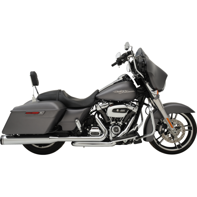 EXHAUST W/4.5" MUF 17-19 FLHT CHR