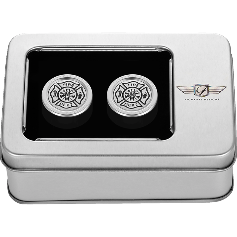 ND MAG DOCKING COVERS SILVER WITH MALTESE CROSS 25.2X32mm