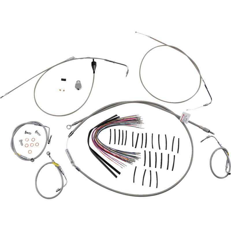 Control Kit - Early Touring Bikes - 15" Bagger Bar Handlebar
