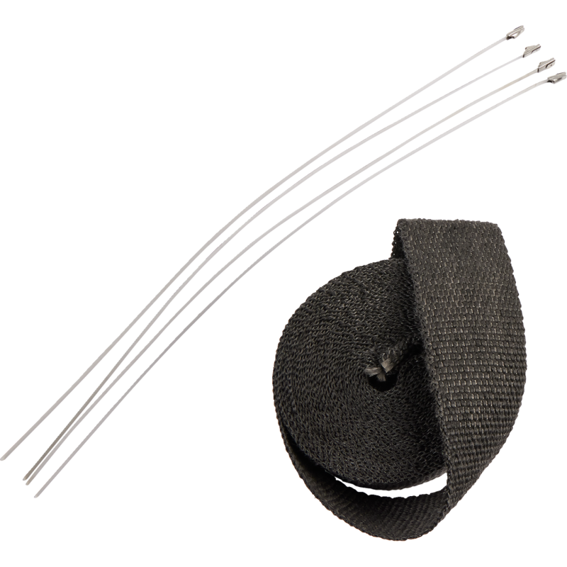 EXHAUST HEAT WRAP KIT 2" BLACK