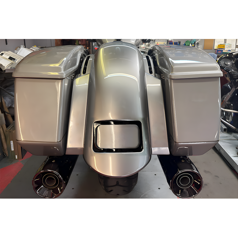 FENDER REAR SHORT SPORT 23CVO W/BLK PLATE FRAME