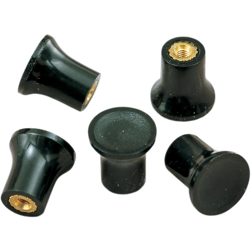 CHOKE KNOB 8-32 PITCH THREAD PK/5 BLK