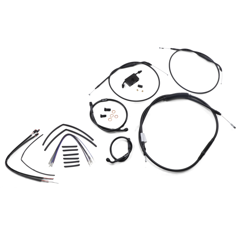 Handlebar Cable&Brake Line Kit -Extnd - Sportrs 12" TBar