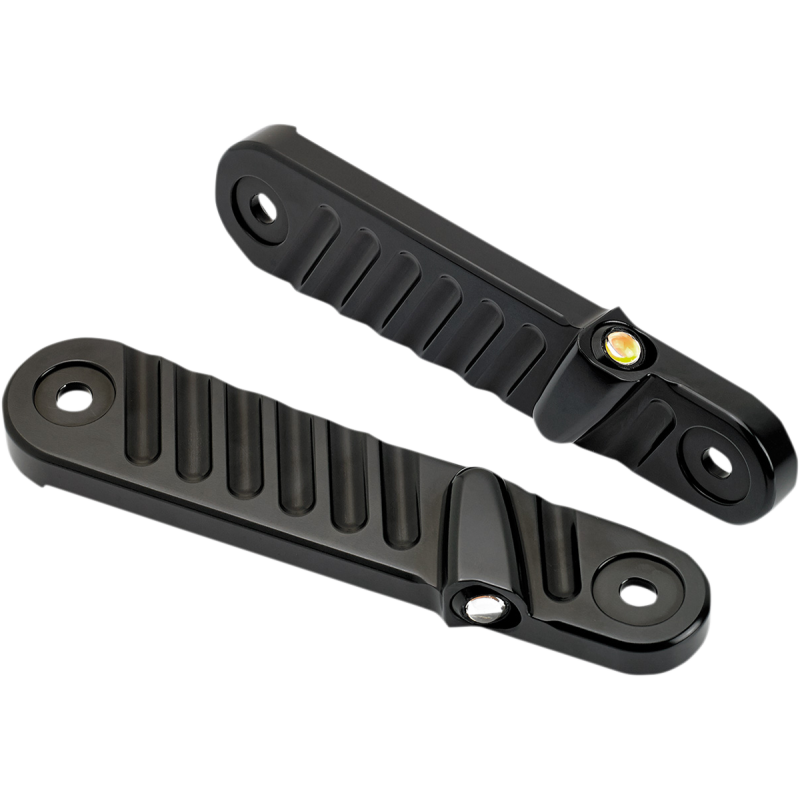 96-UP FLHT STEAMLNR FRONT T/S FINNED BLK