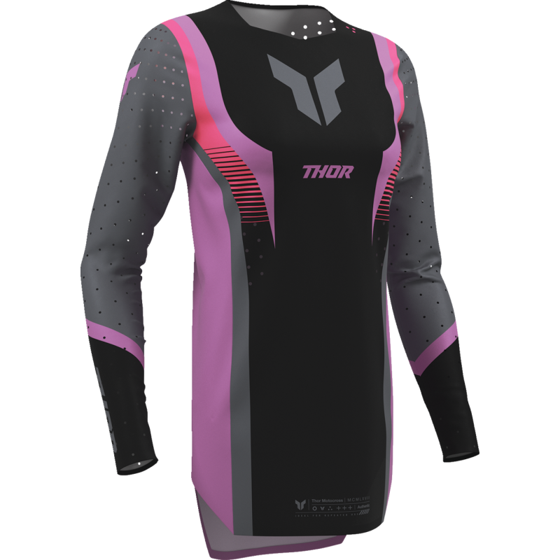 JERSEY WMN SPORTMODE VELOCITY BLK/ORC XL