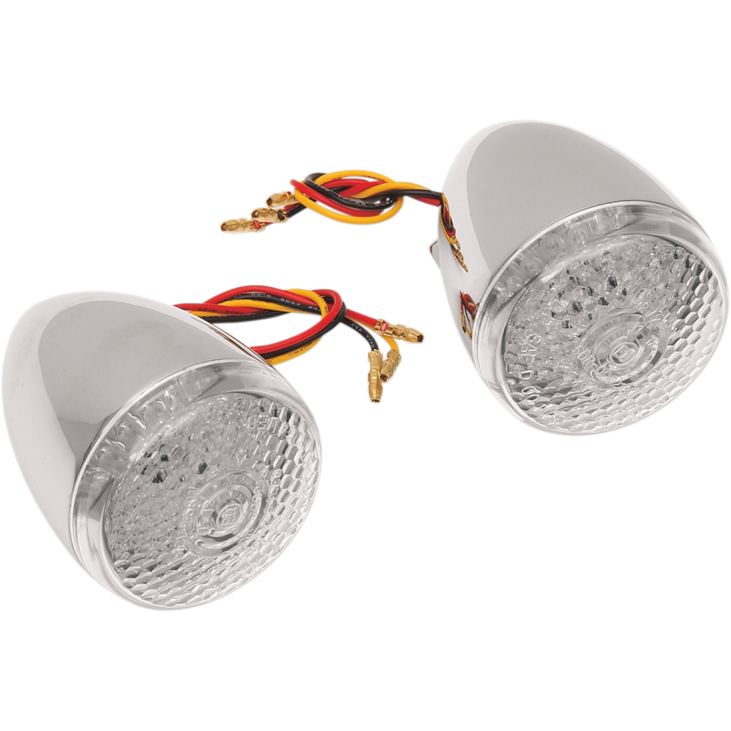 LED FRT DEUCE T/SIGNAL AMB W/CLR LEN PR