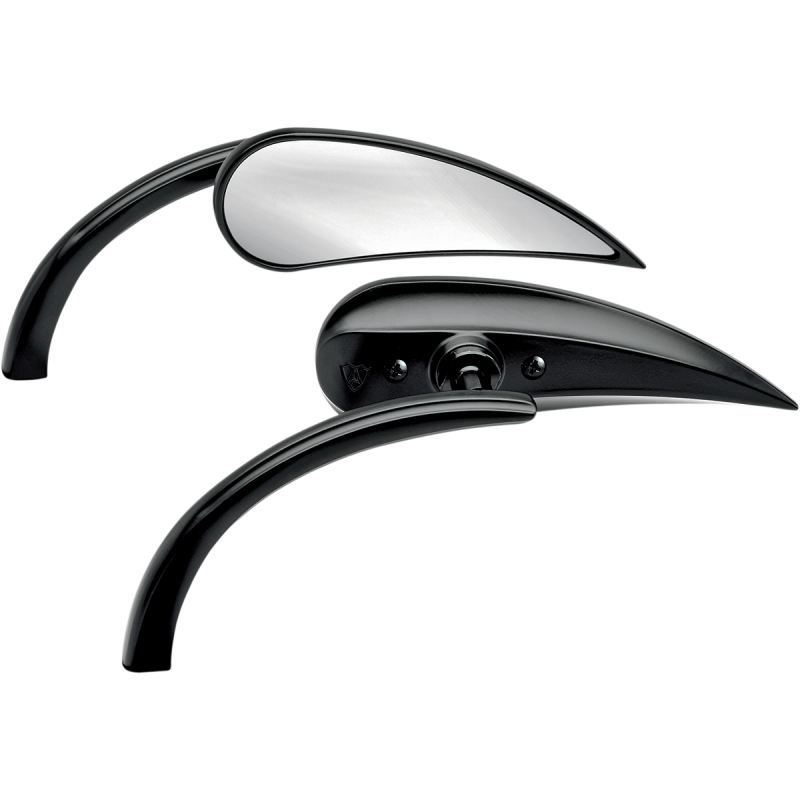 RAD II TEARDROP MIRROR BLACK LEFT (EA)