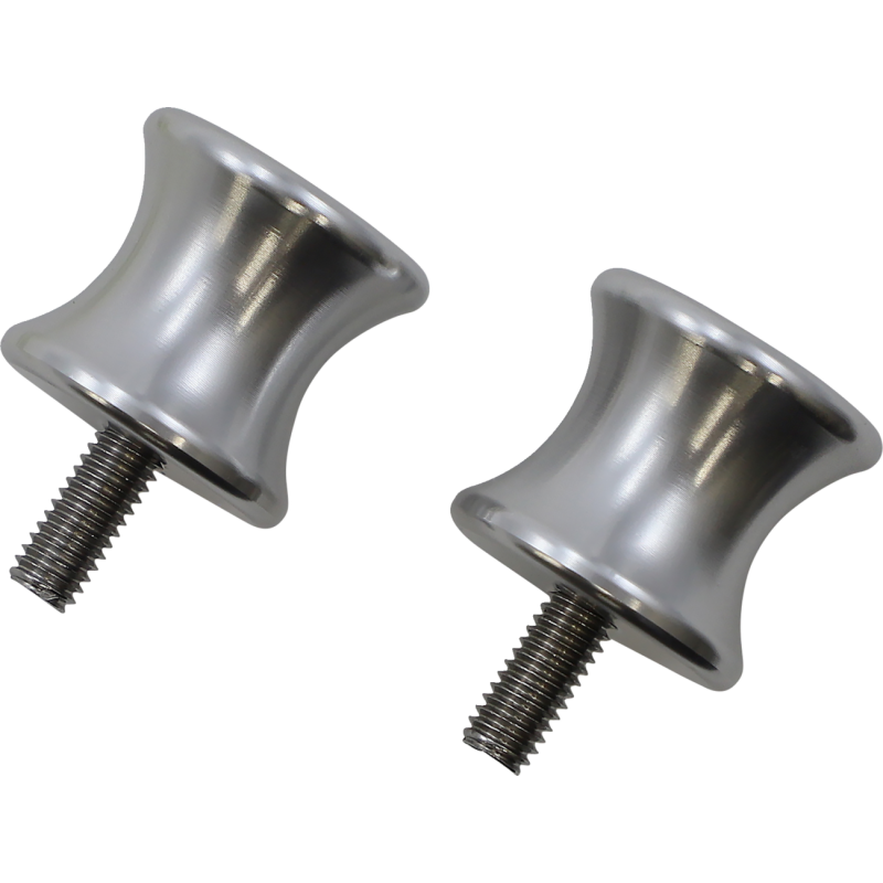 SWINGARM SPOOLS SILVER 6MM