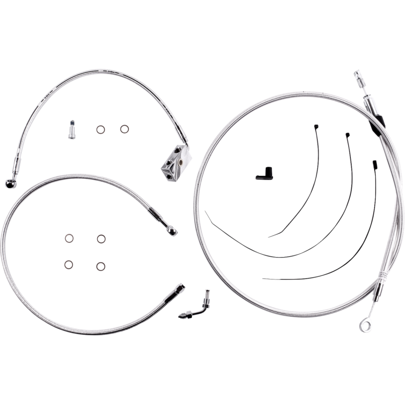 Sterling Chromite II Handlebar Install Kit 8" -18-24 Softail