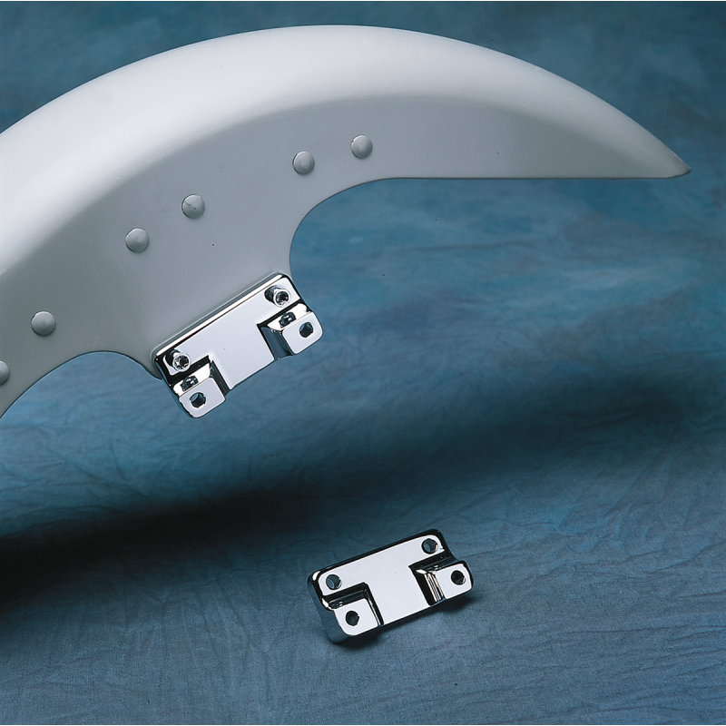 80-93 FLHT FENDER ADAPTERS CHROME (PR)