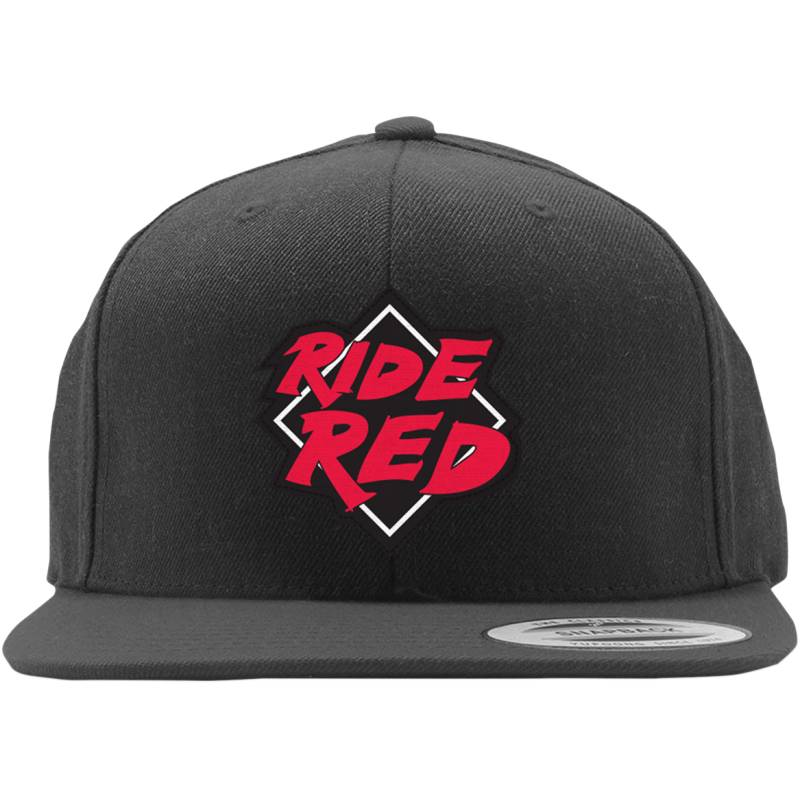 HAT YTH HONDA RIDE RED BLK