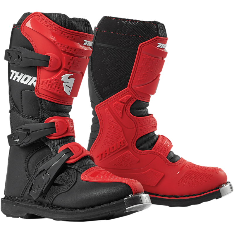 BLITZ XP YTH BOOT RD/BK 6
