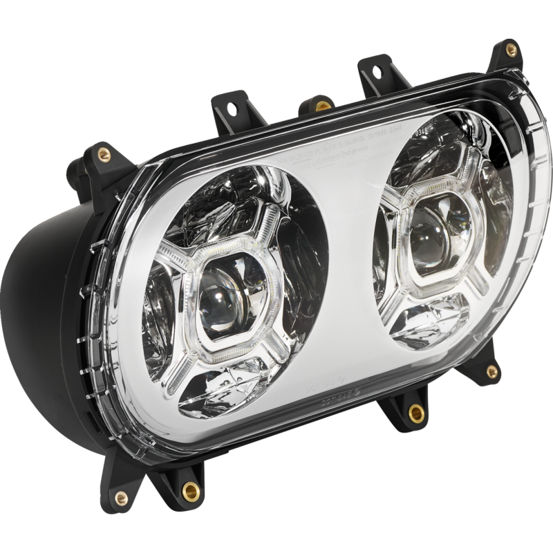 HEADLIGHTS DBLX LED CHR