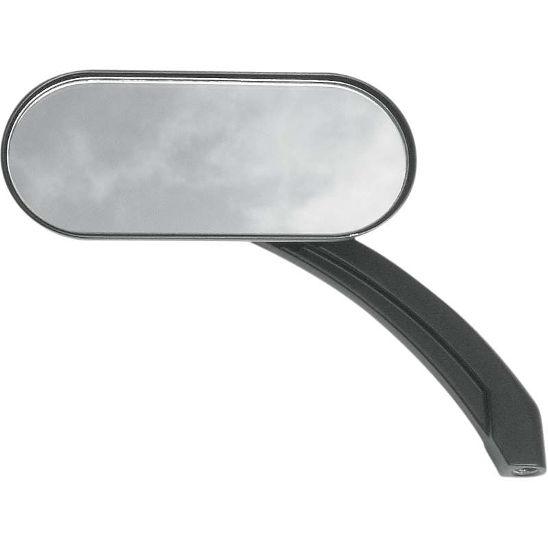 OVAL MIRROR LEFT OR RIGHT BLACK