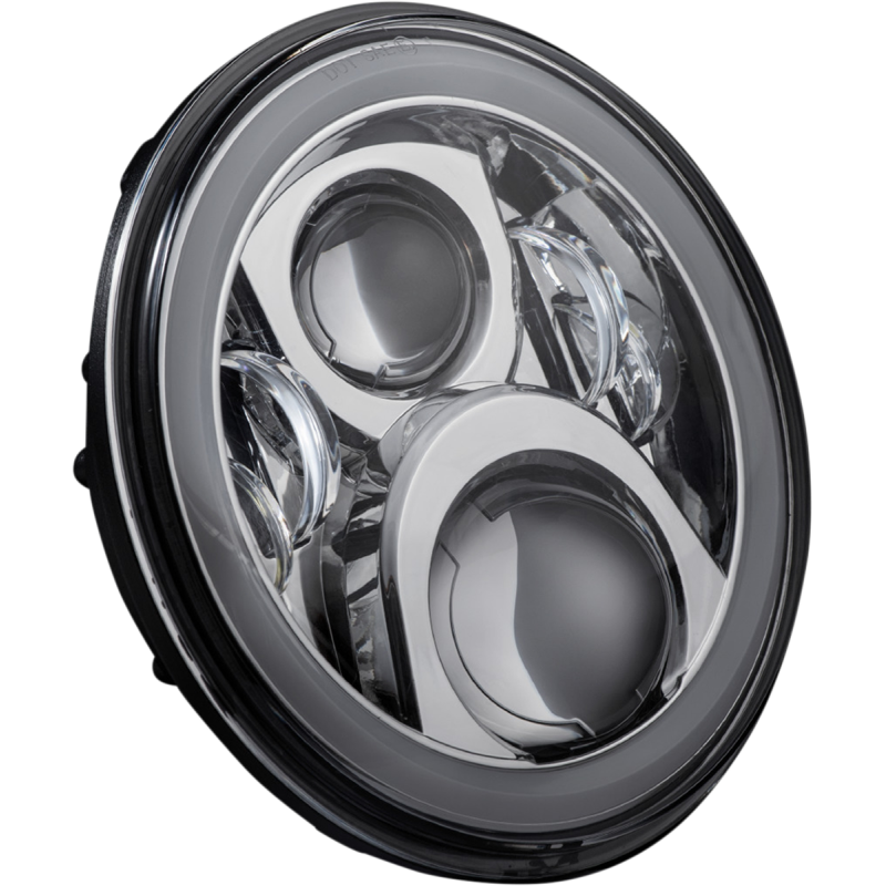 HEADLAMP 7"LED HALO CHR