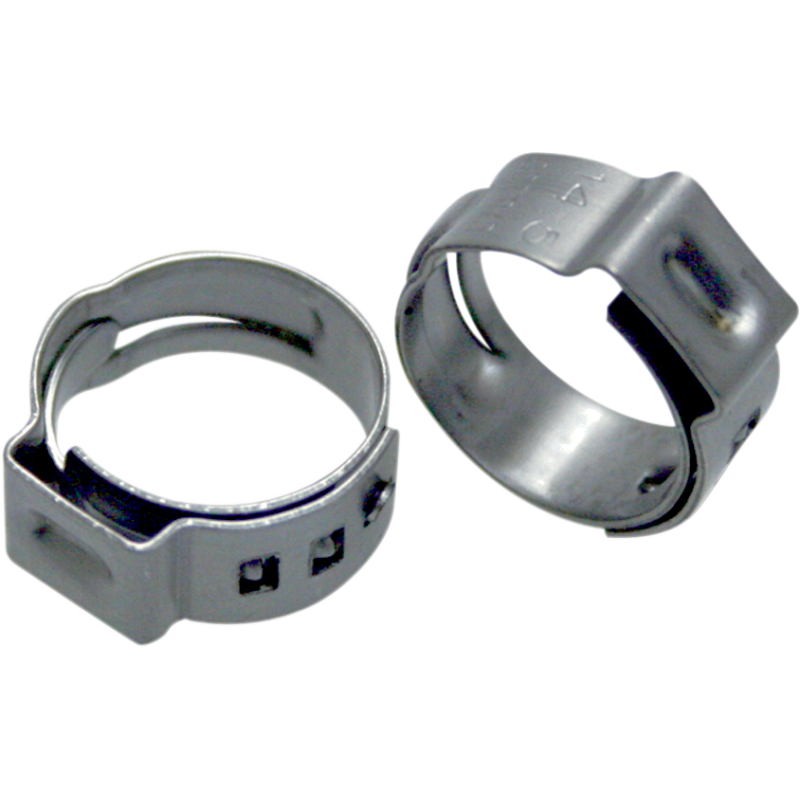STEPLESS EAR CLAMPS 12.0MM - 14.5MM 10PK