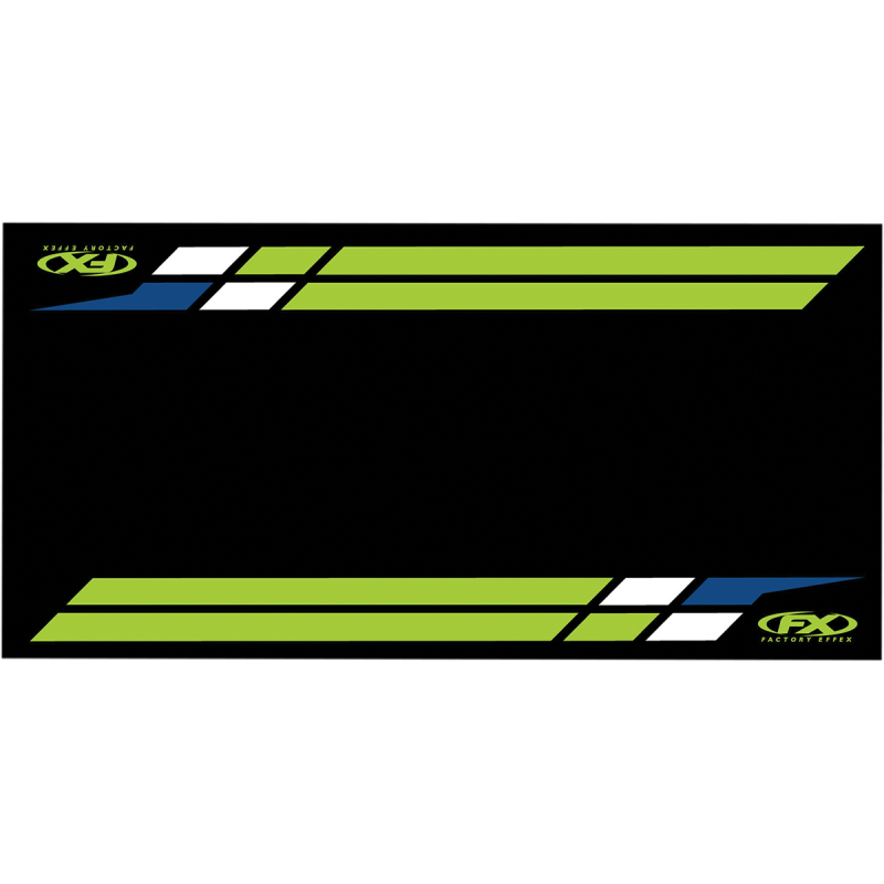 BIKE MAT KAWASAKI BLK/GRN