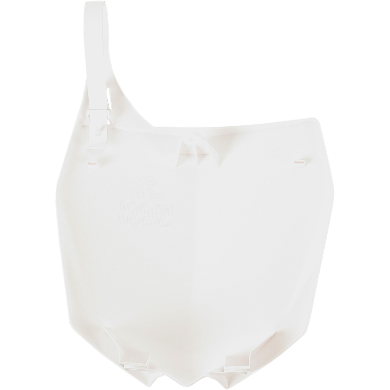 FRONT # PLATE- YZ250F/450F:10-10 WHITE