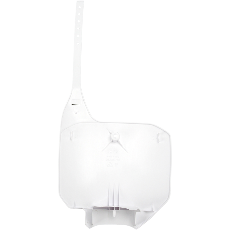 FRONT # PLATE- CRF150R:07-10 WHITE
