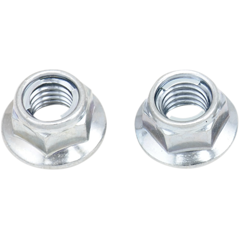 M8-1.25 Hex Flange Fuji-Lock Nut 12mm A/F (10Pk)