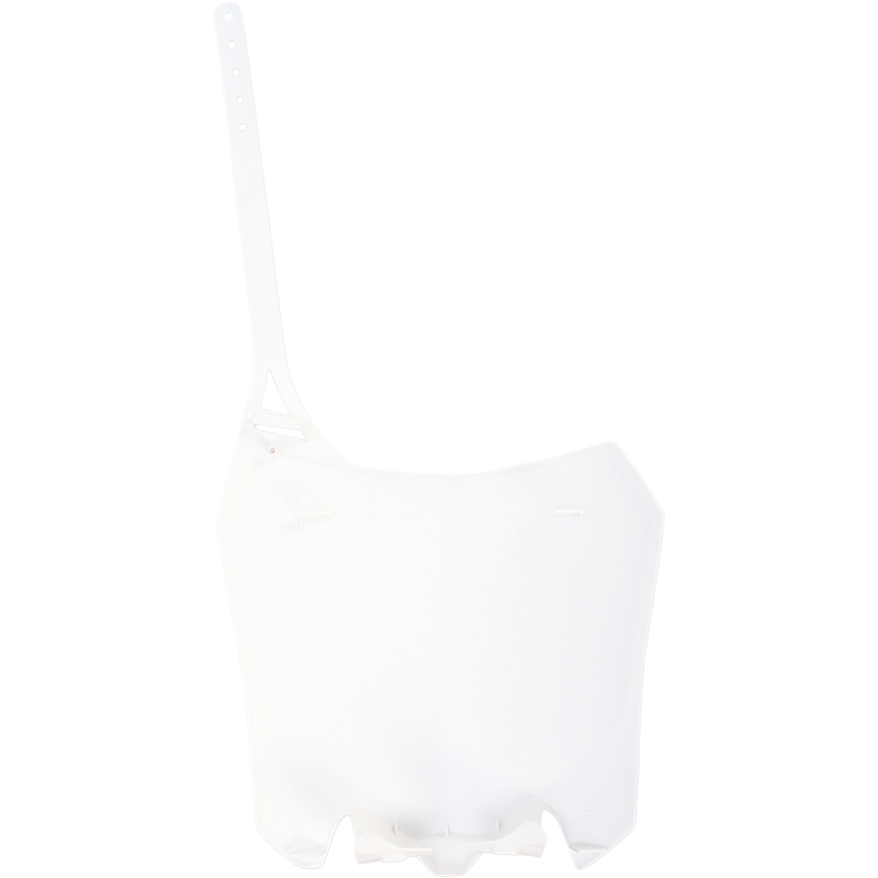 FRONT # PLATE- CRF450R:13-13 WHITE
