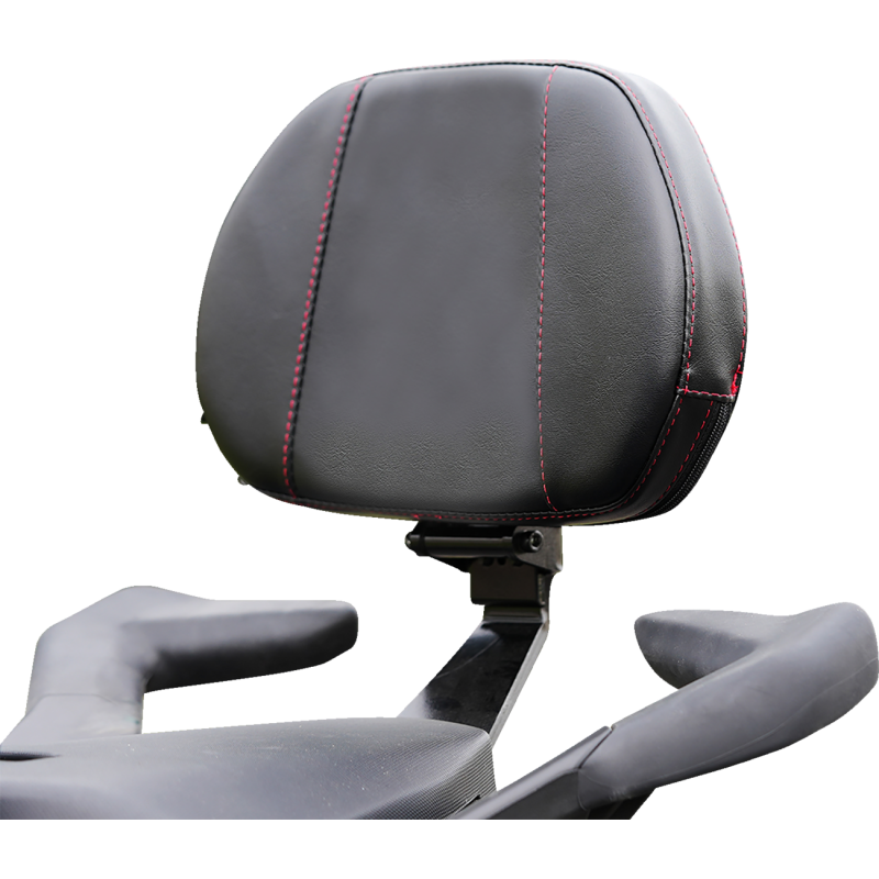 Grande Passenger Backrest Red Stitch Ryker